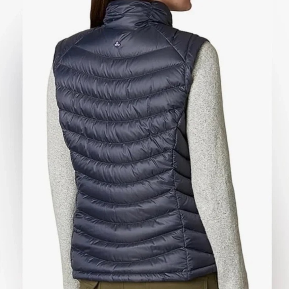 PRANA Down Vest, Lyra Puffer Women’s Dark Colored Warm Winter Coat Size Small S - Picture 4 of 10